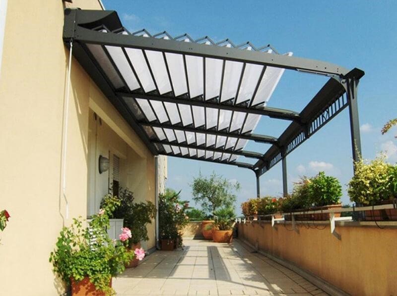 mái che sân thượng, thiết kế mái che sân thượng, thiết kế mái che sân thượng đẹp, Công ty Thịnh Phát, lắp đặt mái che sân thượng, Bạt che mưa nắng, Lắp đặt mái che cho sân thượng