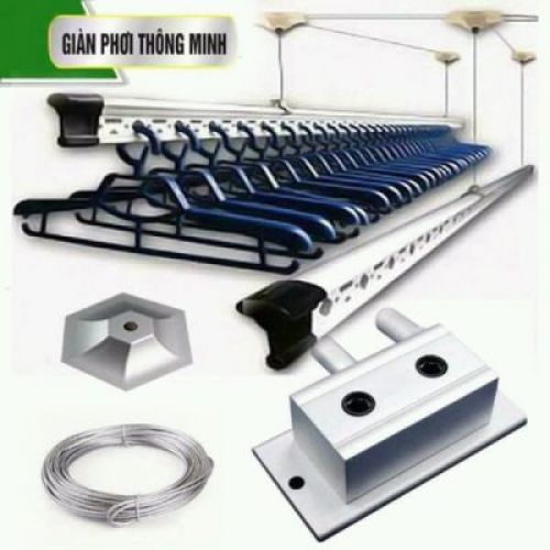 Lắp đặt giàn phơi thông minh Văn Quán